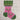 Kelly Clark Pink Holly Sock Mini Stocking Needlepoint Canvas KCN53 NOS