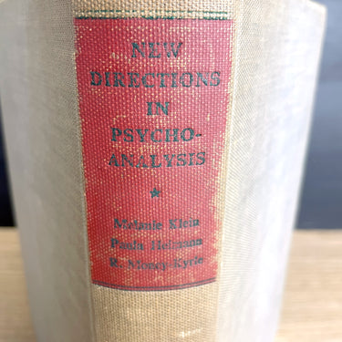 New Directions in Psycho-Analysis - Melanie Klein et al - 1955 hardcover - NextStage Vintage