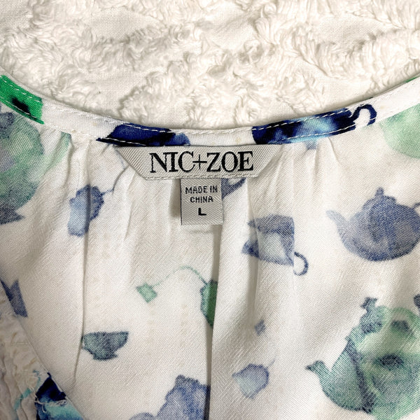 Nic+Zoe Garden Party sleeveless top - size L - NextStage Vintage