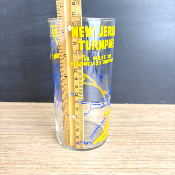 New Jersey Turnpike souvenir glass - 1950s vintage souvenir - NextStage Vintage