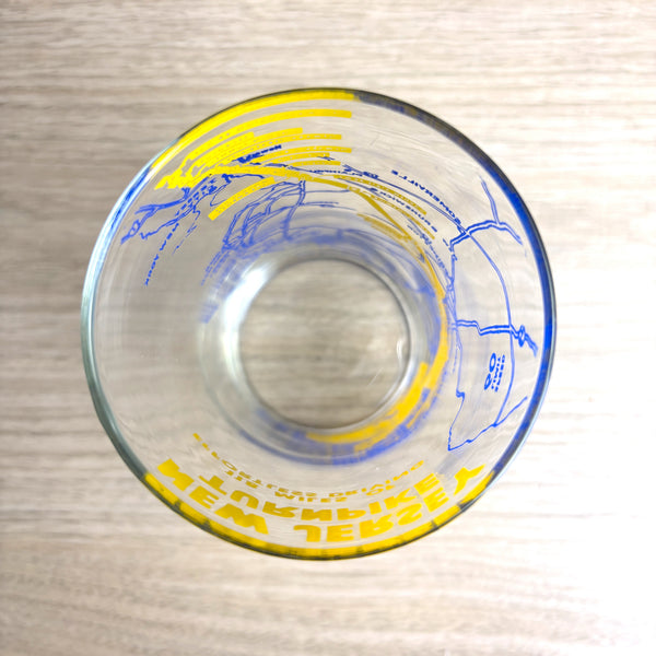 New Jersey Turnpike souvenir glass - 1950s vintage souvenir - NextStage Vintage