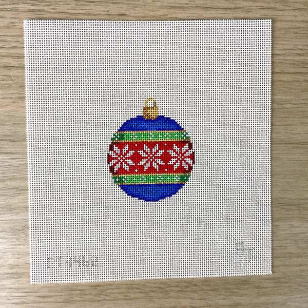 Petite ornament needlepoint canvas by Associated Talents #CT-1462 - NextStage Vintage