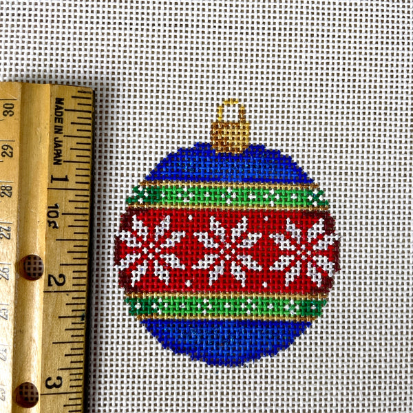 Petite ornament needlepoint canvas by Associated Talents #CT-1462 - NextStage Vintage