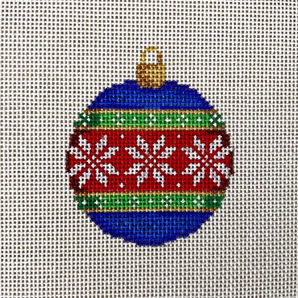 Petite ornament needlepoint canvas by Associated Talents #CT-1462 - NextStage Vintage