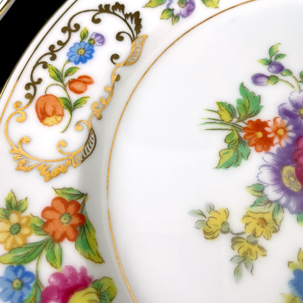 Noritake Dresdena floral side plates - set of 6- 1930s vintage - NextStage Vintage