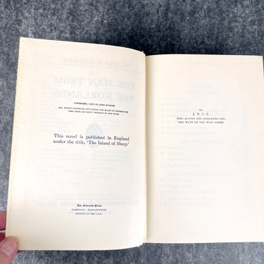 The Man from Norlands - John Buchan - 1936 hardcover - NextStage Vintage