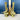 Weighted brass vases with nudes - a pair - antique decor - NextStage Vintage