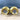 Weighted brass vases with nudes - a pair - antique decor - NextStage Vintage