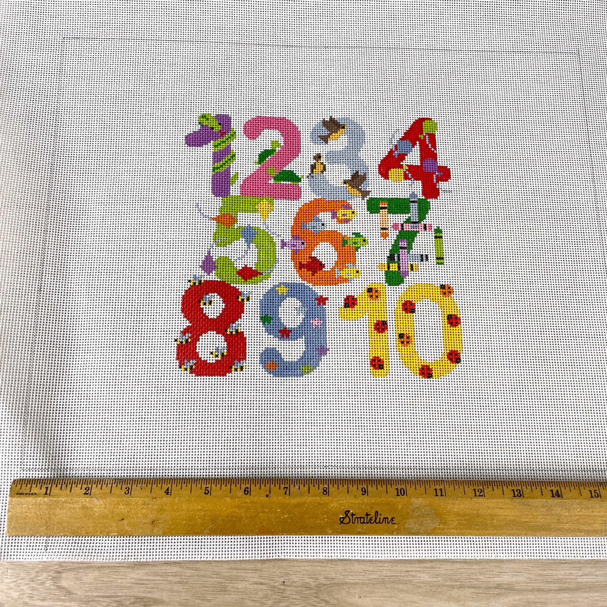 Susan Roberts Numbers and Characters needlepoint canvas #2308 ...