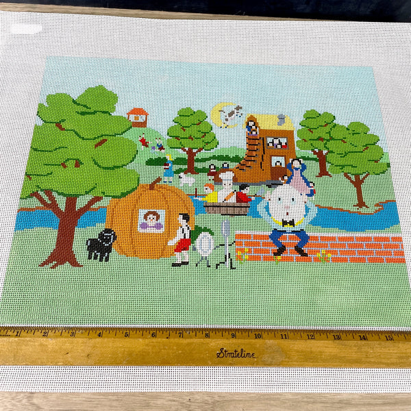 Susan Roberts Nursery Rhymes needlepoint canvas #2316 - NextStage Vintage