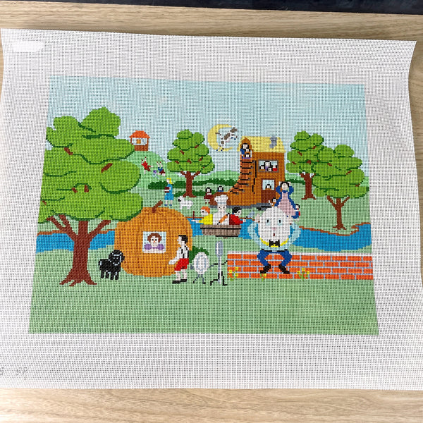 Susan Roberts Nursery Rhymes needlepoint canvas #2316 - NextStage Vintage