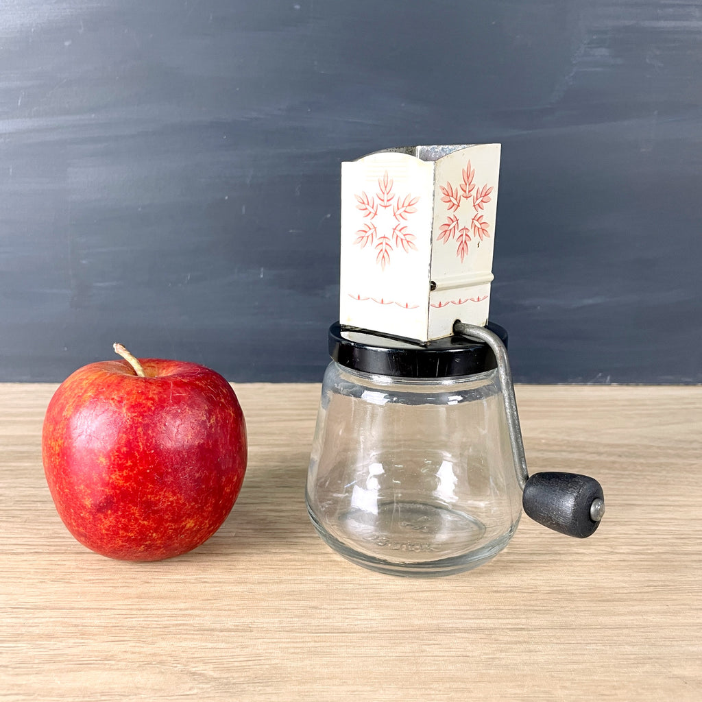 Androck nut grinder metal and glass vintage kitchen NextStage Vintage