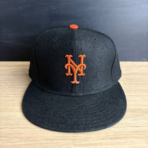 New York Mets New Era Cooperstown Collection wool 1990s fitted cap - size 7 1/2