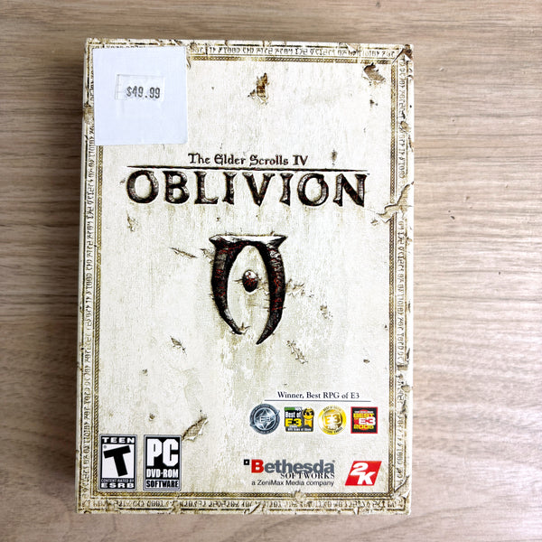 The Elder Scrolls IV Oblivion bundle w/ Shivering Isle, Knights of the Nine, game guide - NOS XP install