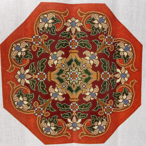 The Needlepointer Tuscany Octagonal needlepoint canvas - NextStage Vintage