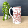 Old Hall E'Ware Co Baltimore brown transferwear cream jug - aesthetic movement - NextStage Vintage