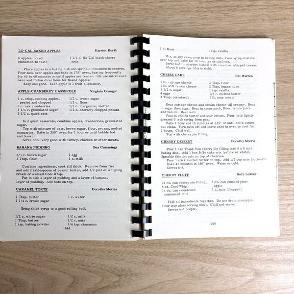 Sharing Recipes Community Cookbook – Orange Manor Club East, Winter Haven FL