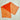 Vintage sheer chiffon polyester scarf - 1970s vintage orange - made in Japan - NextStage Vintage