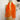 Vintage sheer chiffon polyester scarf - 1970s vintage orange - made in Japan - NextStage Vintage
