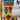Red, Gold and Blue Ornaments Christmas stocking needlepoint canvas - NextStage Vintage