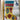Red, Gold and Blue Ornaments Christmas stocking needlepoint canvas - NextStage Vintage