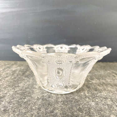 EAPG Kansas Jewel and Teardrop 15072 preserve bowl - antique 1900s glass - NextStage Vintage