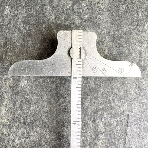 Depth & angle gauge and caliper - 2 vintage machinist tools - Starrett Goodell Pratt - NextStage Vintage