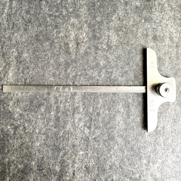 Depth & angle gauge and caliper - 2 vintage machinist tools - Starrett Goodell Pratt - NextStage Vintage