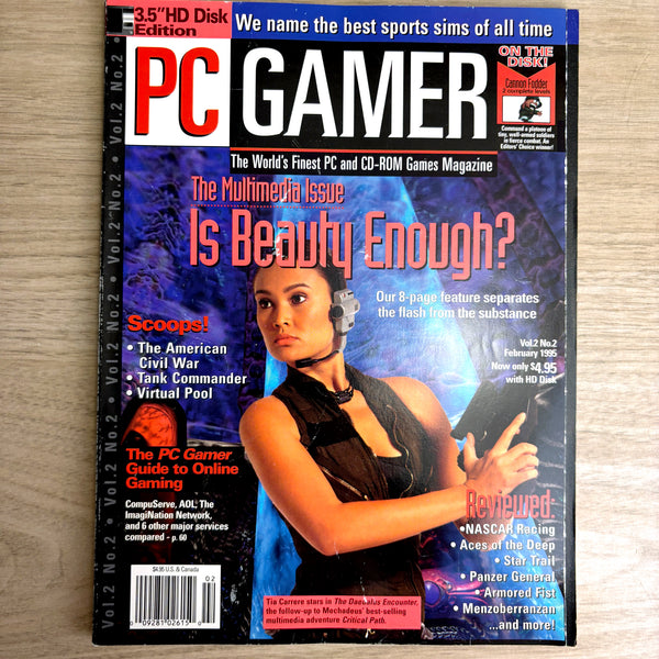 Lot of 12 PC Gamer magazines - 1995 (No CDs) - full year