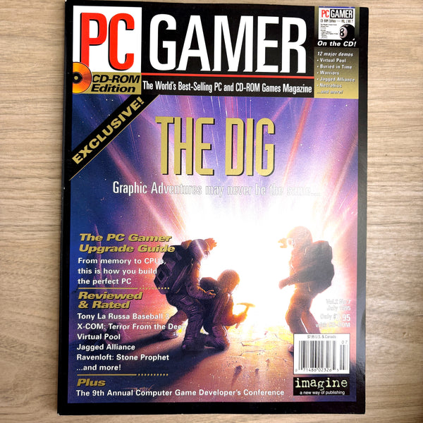 Lot of 12 PC Gamer magazines - 1995 (No CDs) - full year