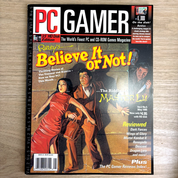 Lot of 12 PC Gamer magazines - 1995 (No CDs) - full year