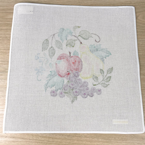 Traditions Betty Smith's needlepoint canvas pear and apple #1303 - NextStage Vintage