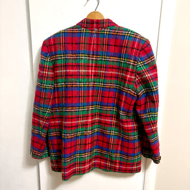 Pendleton plaid wool blazer - womens 16W - 1980s vintage - NextStage Vintage