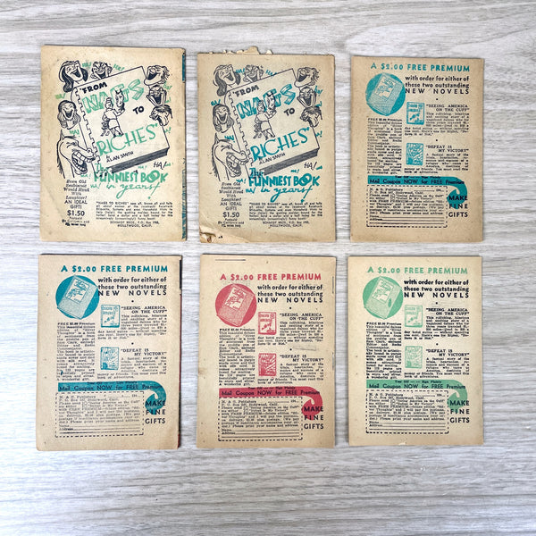 1940s WWII ephemera - The Penny Book - 6 booklets - NextStage Vintage