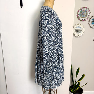 Peruvian Connection floral print tunic / dress - size large - NextStage Vintage