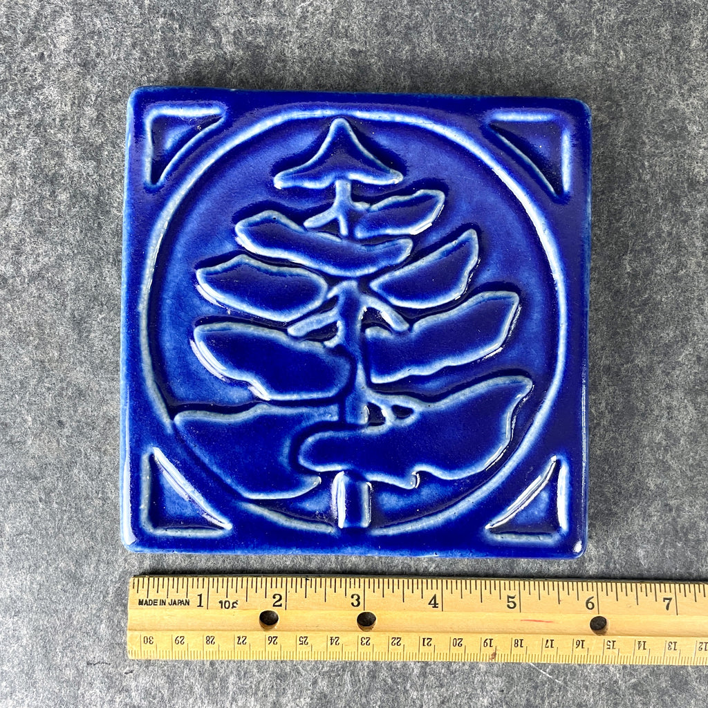 Pewabic Pottery Spruce Tree tile - Detroit vintage pottery | NextStage ...