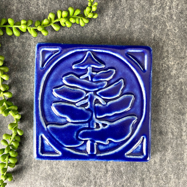 Pewabic Pottery Spruce Tree tile - Detroit vintage pottery | NextStage ...