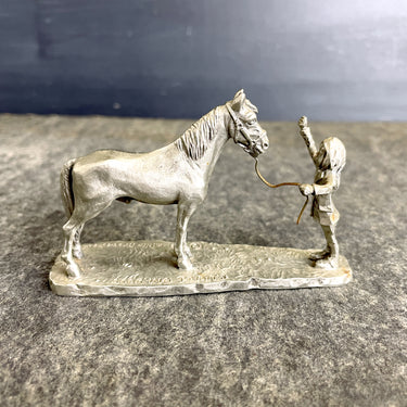 Pewter horse miniatures - Kraczkowski, Hudson, C.A.T - 1980s vintage - NextStage Vintage