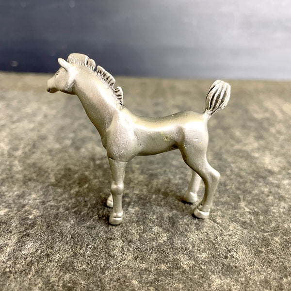 Pewter horse miniatures - Kraczkowski, Hudson, C.A.T - 1980s vintage