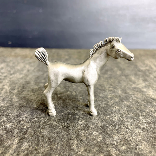 Pewter horse miniatures - Kraczkowski, Hudson, C.A.T - 1980s vintage