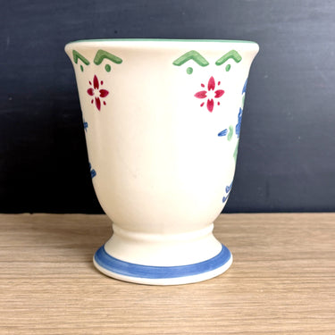 Pfaltzgraff Nordic Christmas skier and stars mug 1990s vintage - NextStage Vintage