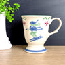 Pfaltzgraff Nordic Christmas skier and stars mug 1990s vintage - NextStage Vintage