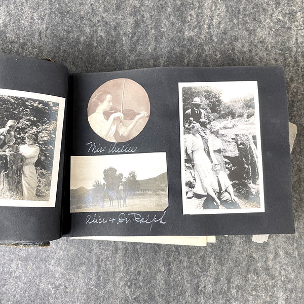 Photo album - people and places - 1912-1915 - antique snapshots - NextStage Vintage