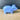 Blue hard plastic advertising piggy bank - 1970s vintage - NextStage Vintage