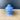 Blue hard plastic advertising piggy bank - 1970s vintage - NextStage Vintage