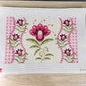 Birds of a Feather Pink Floral needlepoint canvas #BF516 - NextStage Vintage
