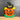 Melted plastic jack-o'-lantern witch - vintage 1960s Halloween decor