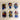 Set of 6 vintage plastic faux stained glass suncatchers - 1980s vintage - NextStage Vintage