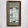 Framed 1939 John Player & Sons “Modern Naval Craft” cigarette cards – half set display - NextStage Vintage