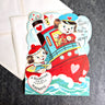 Valentine for my favorite playmate - 1960s vintage greeting card - NextStage Vintage
